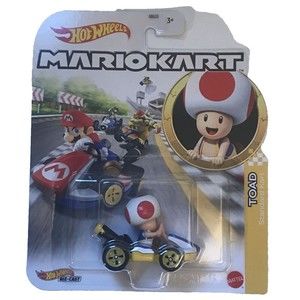 Hot Wheels Mario Kart Toad Standard Kart Die-Cast 1:64 Scale Nintendo
